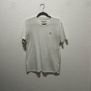 Hurley Dri Fit White Short Sleeve Shirt